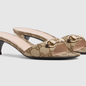 👜 Gucci | Sandalia tipo chancla con Horsebit para mujer