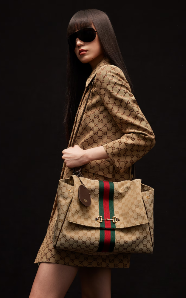 👜 Gucci | Bolso grande de asa superior Paparazzo - Imagen 8