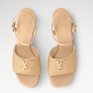 👜 LOUIS VUITTON | Sandalia con cuña LV Mare