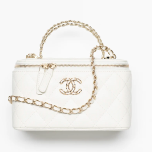 👜 CHANEL | Vanity alargado con cadena