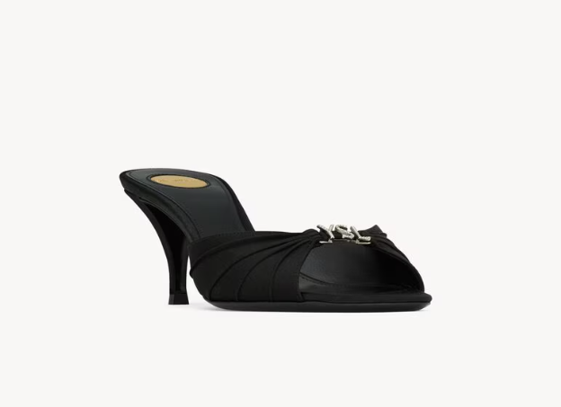 👜 YSL | Mules Jerry de satén y bisutería - Imagen 2