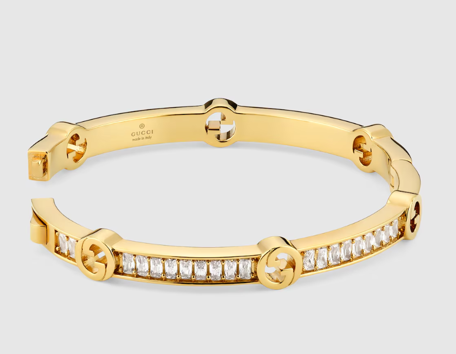 👜 Gucci | Brazalete Gucci Blondie con cristales - Imagen 2