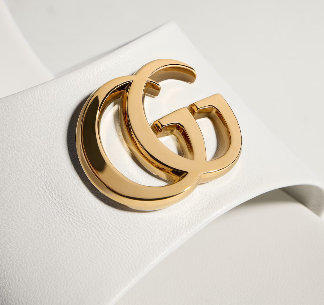 👜 Gucci | Sandalia tipo chancla con Doble G para mujer - Imagen 2