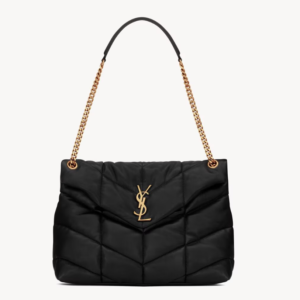 👜 YSL | Puffer mediano de piel de cordero