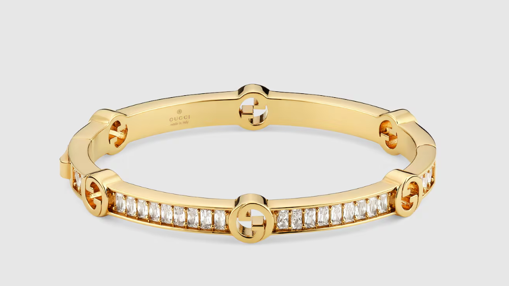 👜 Gucci | Brazalete Gucci Blondie con cristales