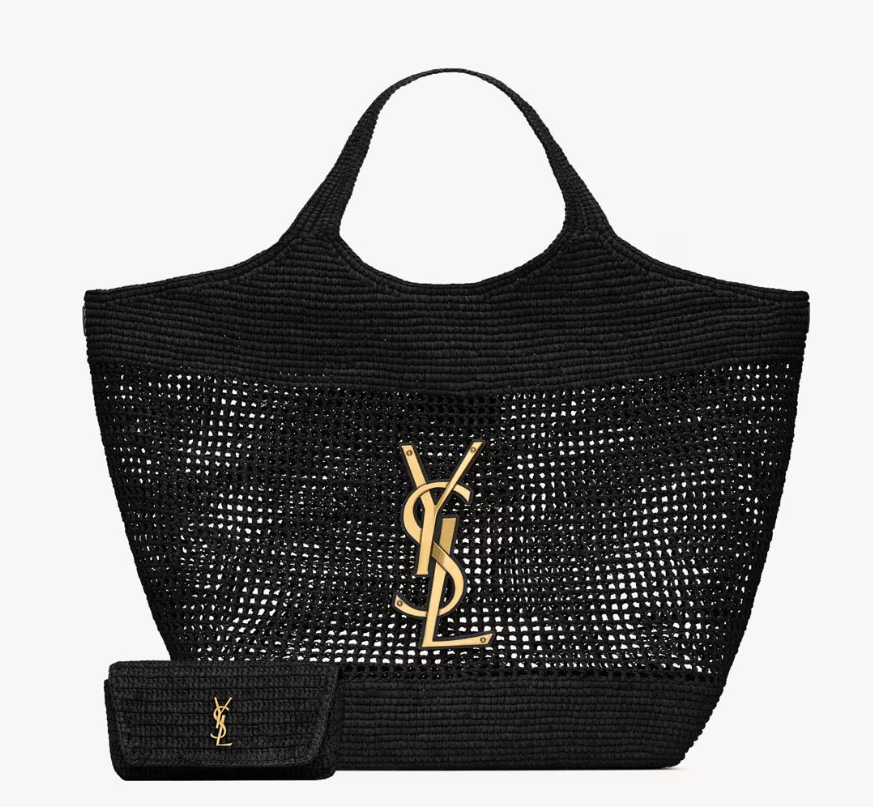 👜 YSL | Bolso Icare de rafia - Imagen 4