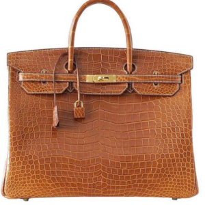 👜 Hermes | Bolso Hermes Birkin 30 de piel de caimán con herrajes dorados