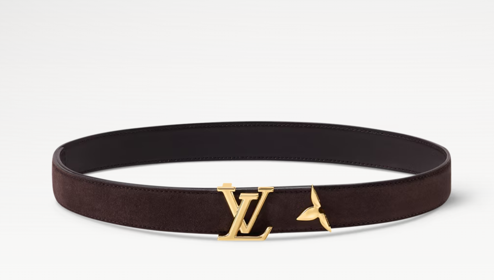 👜 LOUIS VUITTON | Cinturón Pretty LV de 3 cm