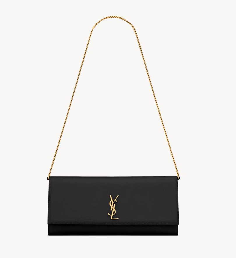 👜 YSL | Cartera de mano Kate de piel grain de poudre - Imagen 3