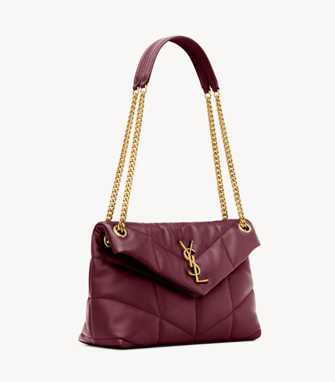 👜 YSL | Puffer pequeño de piel de cordero - Imagen 2