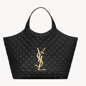 👜 YSL | Maxibolso shopper ICARE de piel de cordero acolchada
