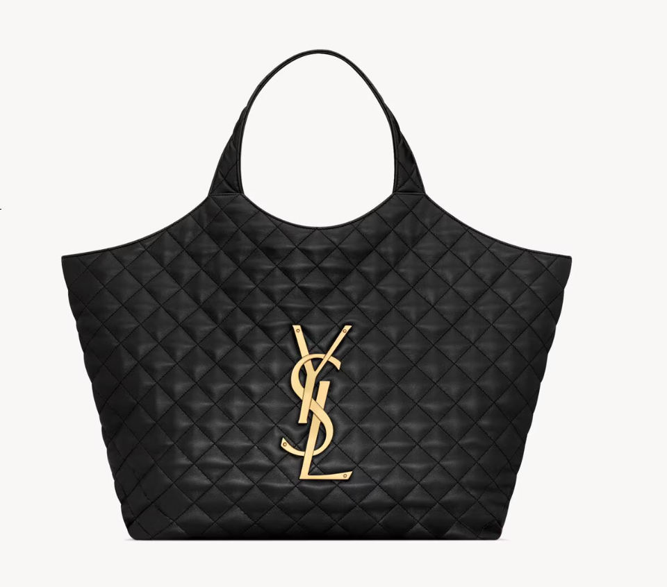 👜 YSL | Maxibolso shopper ICARE de piel de cordero acolchada