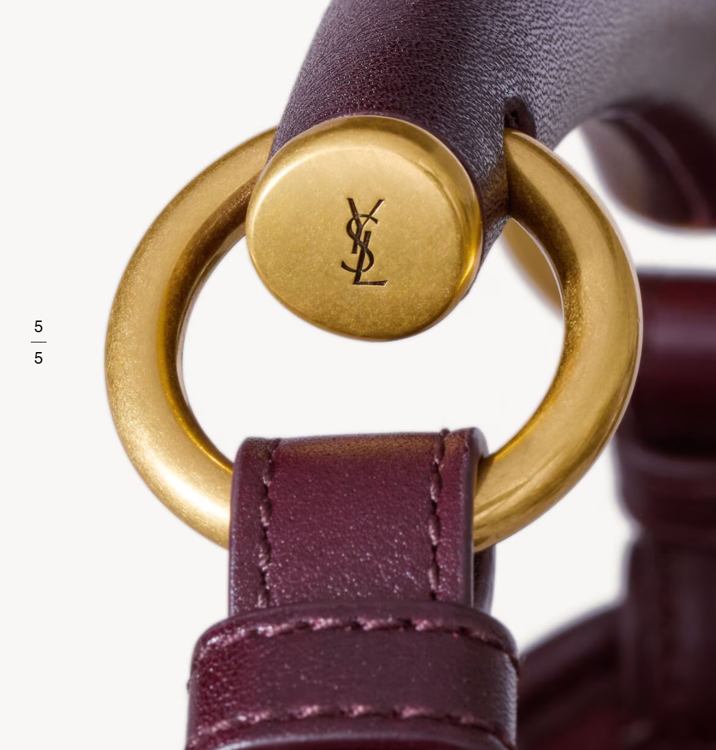 👜 YSL | Mombasa mediano de piel - Imagen 2