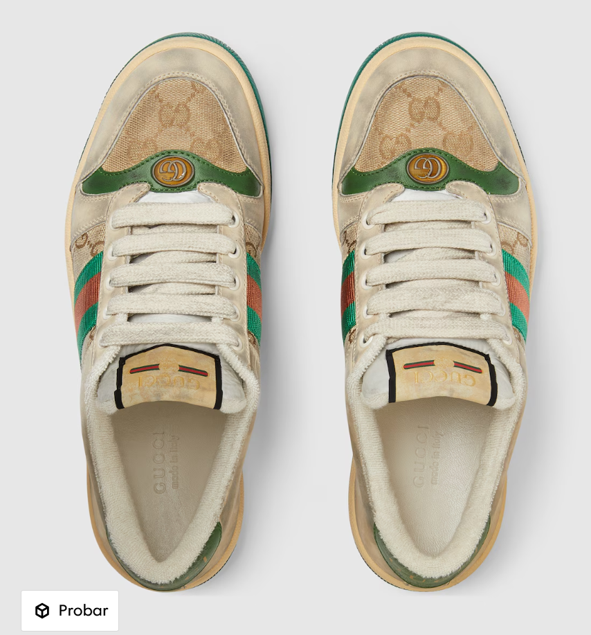 👜 Gucci | Zapatilla Screener de piel para mujer - Imagen 5