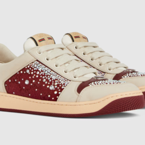 👜 Gucci | Zapatilla Screener GG con cristales de mujer