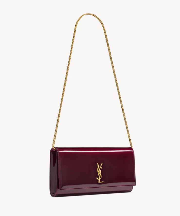 👜 YSL | Cartera de mano Kate de charol - Imagen 5