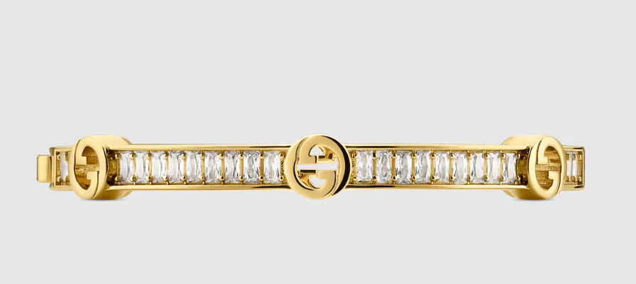 👜 Gucci | Brazalete Gucci Blondie con cristales - Imagen 3