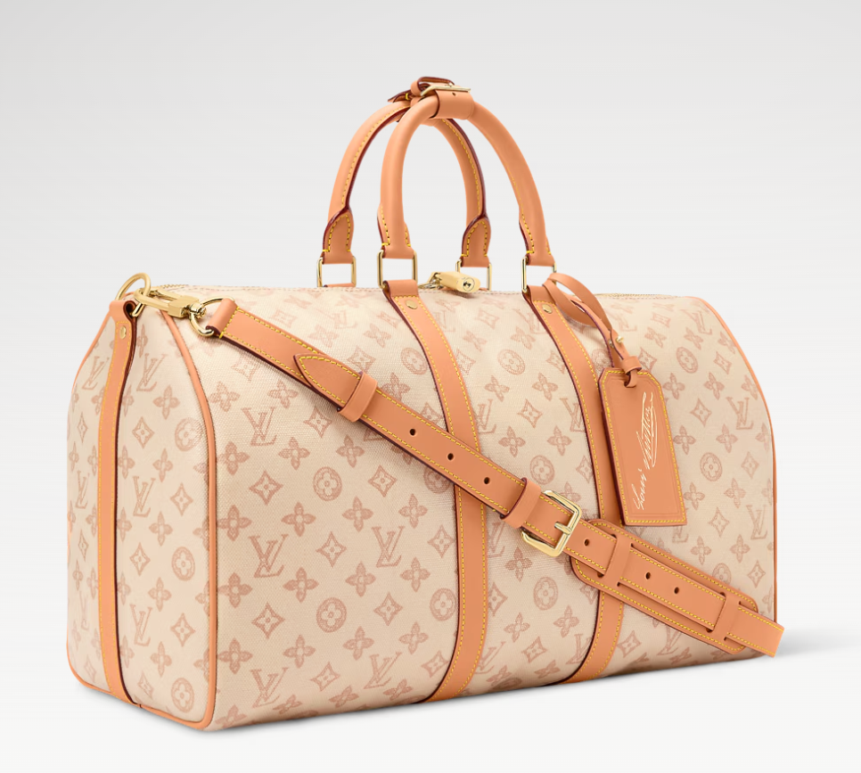 👜 LOUIS VUITTON | Bolsa de viaje Keepall 45 con bandolera - Imagen 3