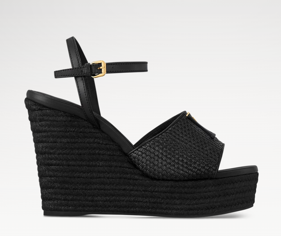 👜 LOUIS VUITTON | Sandalia con cuña LV Mare - Imagen 2