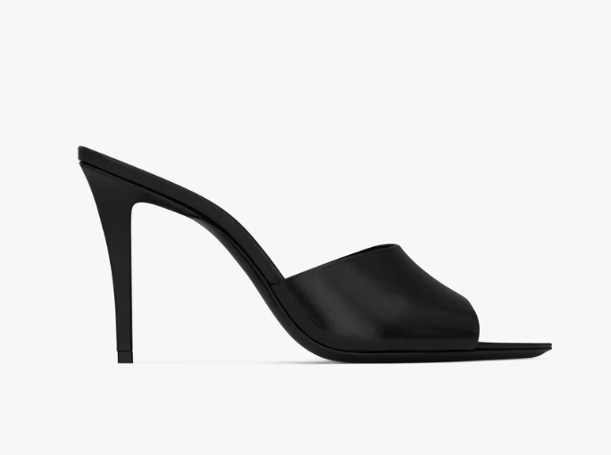 👜 YSL | Mules Romy de piel lisa - Imagen 2