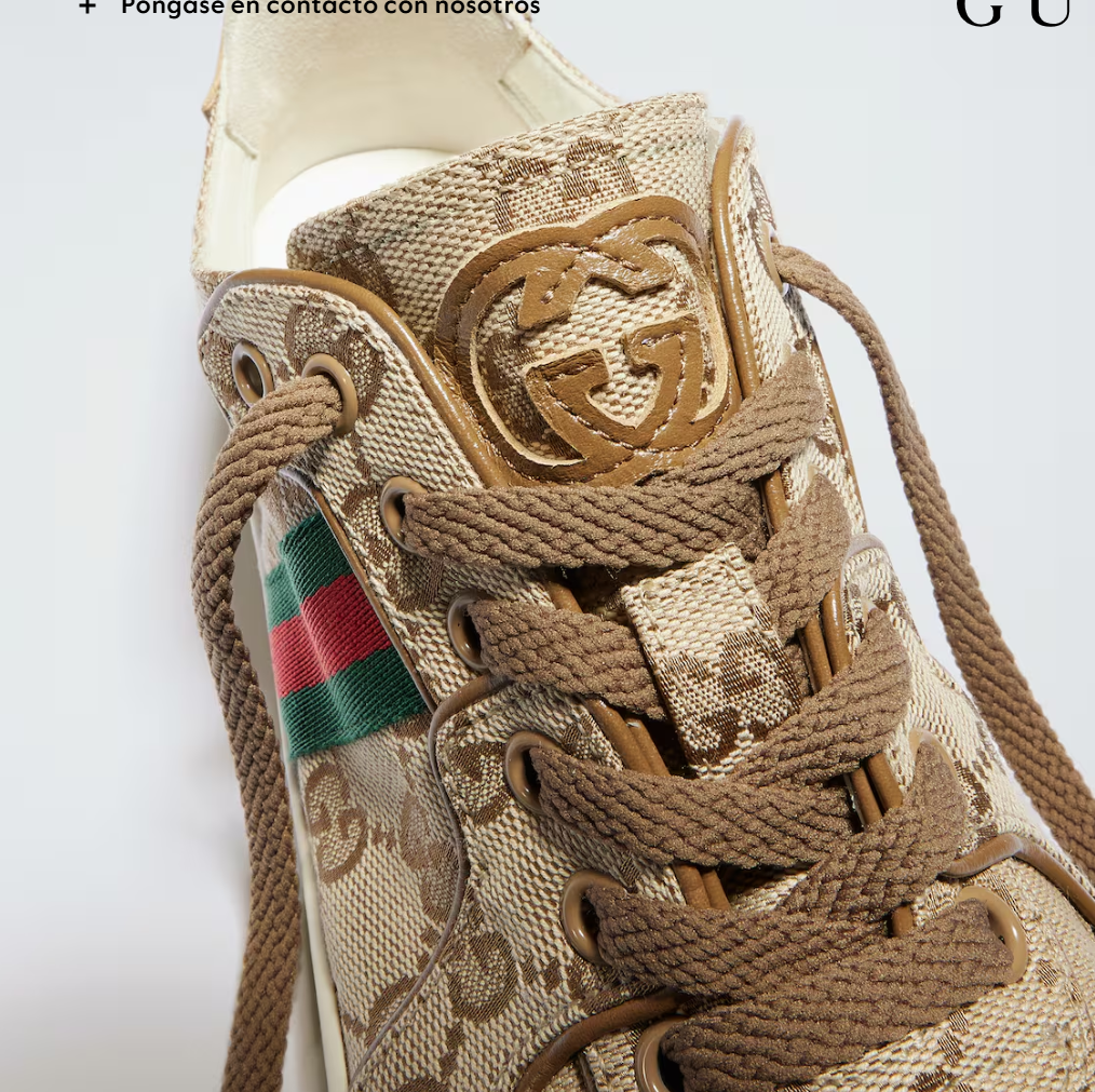 👜 Gucci | Zapatilla Stretch de caña baja para mujer - Imagen 3