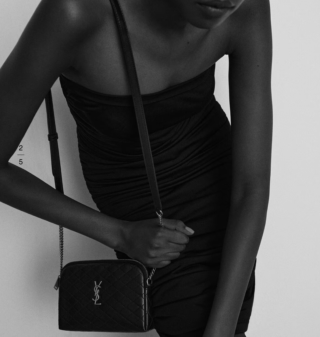 👜 YSL | Gaby CAMERA BAG de piel de cordero - Imagen 2