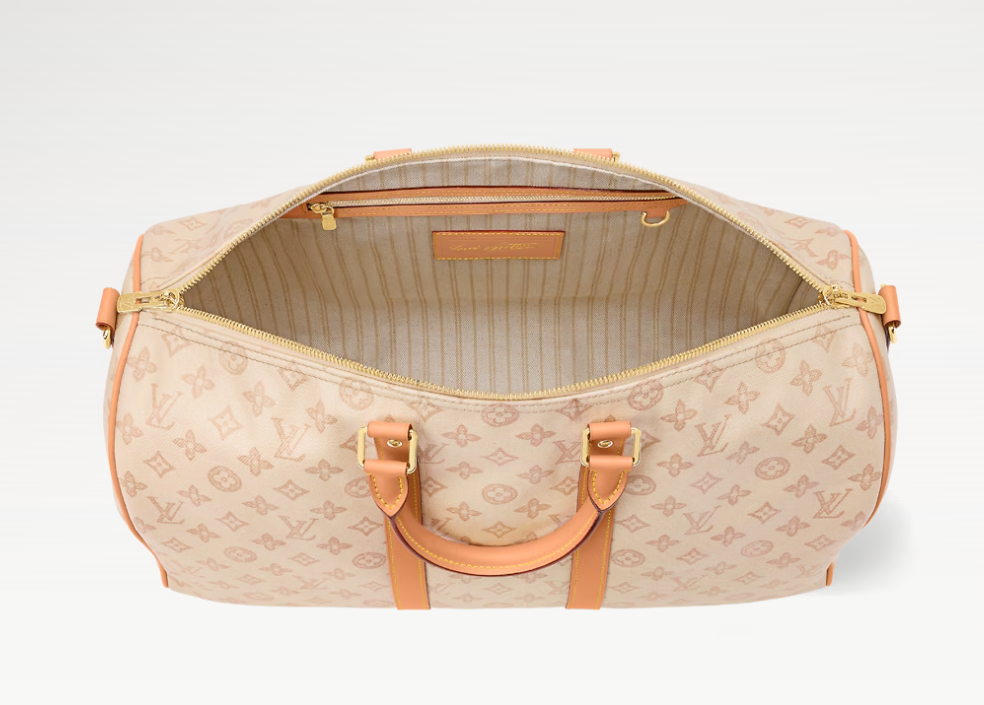 👜 LOUIS VUITTON | Bolsa de viaje Keepall 45 con bandolera - Imagen 4