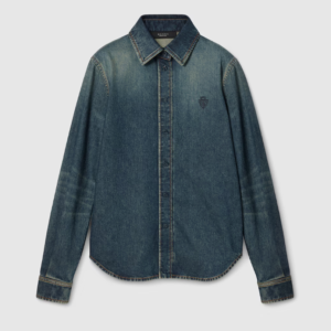 👜 Gucci | Camina de denim de algodón con bordado