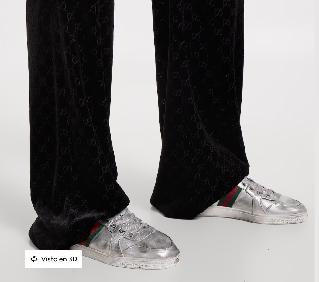 👜 Gucci | Zapatilla de caña baja Stretch para mujer - Imagen 3