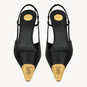 👜 YSL |  Zapatos de salón slingback Jeanne de piel lisa