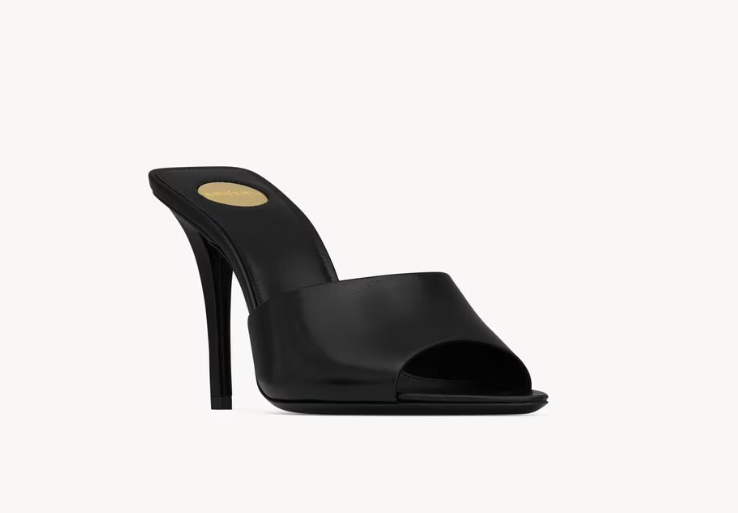 👜 YSL | Mules Romy de piel lisa - Imagen 3