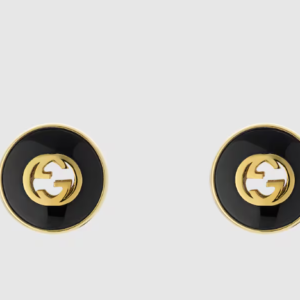 👜 Gucci | Pendientes tuerca Gucci Interlocking de 18 ct
