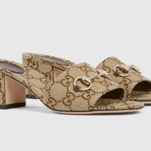 👜 Gucci | Sandalia tipo chancla con Horsebit para mujer