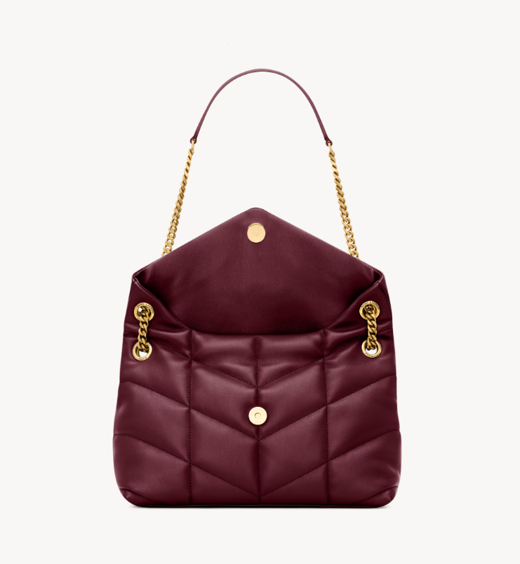 👜 YSL | Puffer pequeño de piel de cordero - Imagen 4