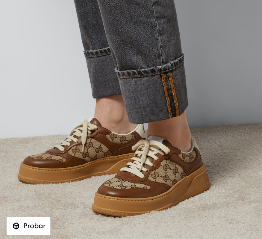 👜 Gucci | Zapatilla con GG - Imagen 4