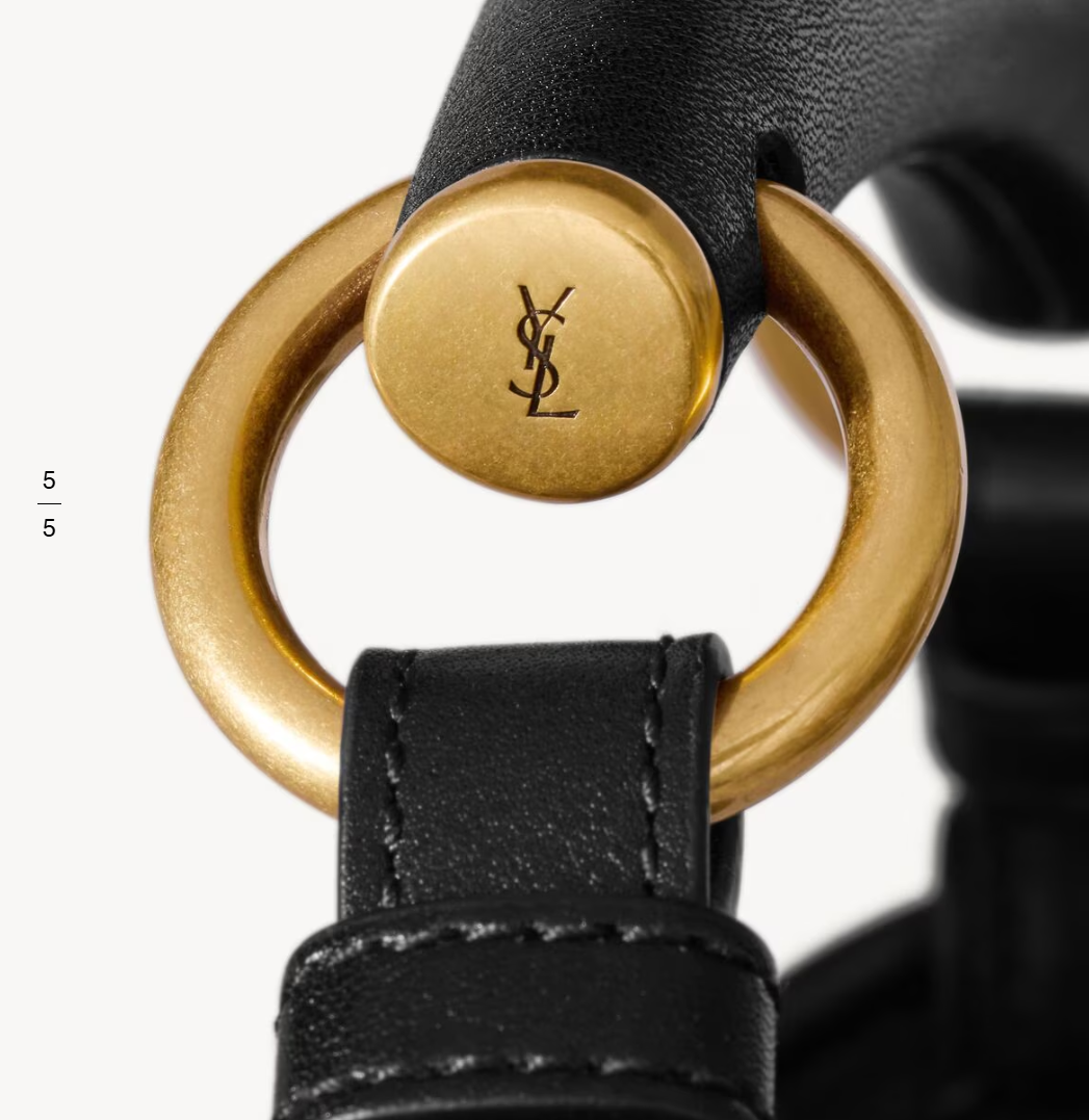 👜 YSL | mombasa mediano de piel - Imagen 5