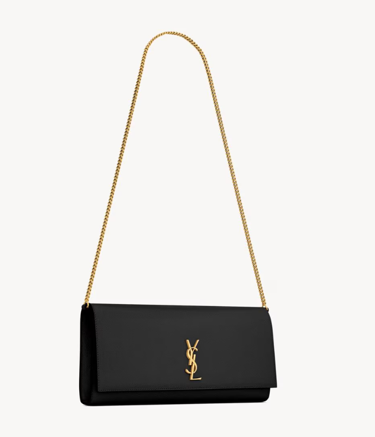 👜 YSL | Cartera de mano Kate de piel grain de poudre - Imagen 5