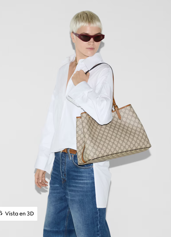 👜 DIOR | Bolso tote GG Emblem tamaño grande - Imagen 5