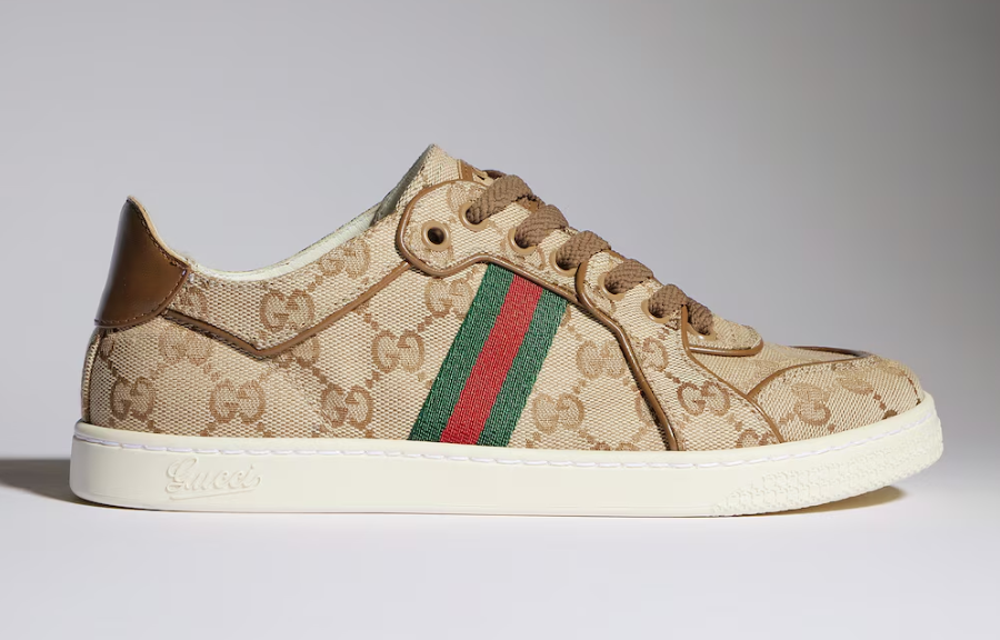 👜 Gucci | Zapatilla Stretch de caña baja para mujer