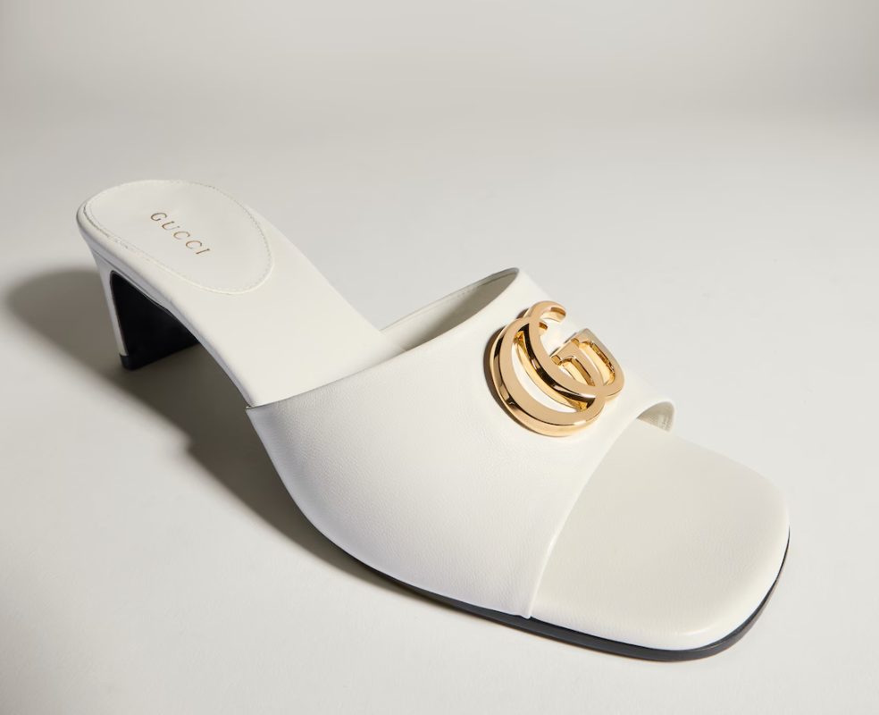 👜 Gucci | Sandalia tipo chancla con Doble G para mujer - Imagen 5