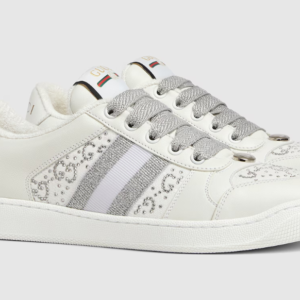 👜 Gucci | Zapatilla Screener GG con cristales de mujer
