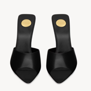 👜 YSL |  Mules Romy de piel lisa