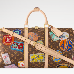 👜 LOUIS VUITTON | Bolsa de viaje Keepall 50 con bandolera