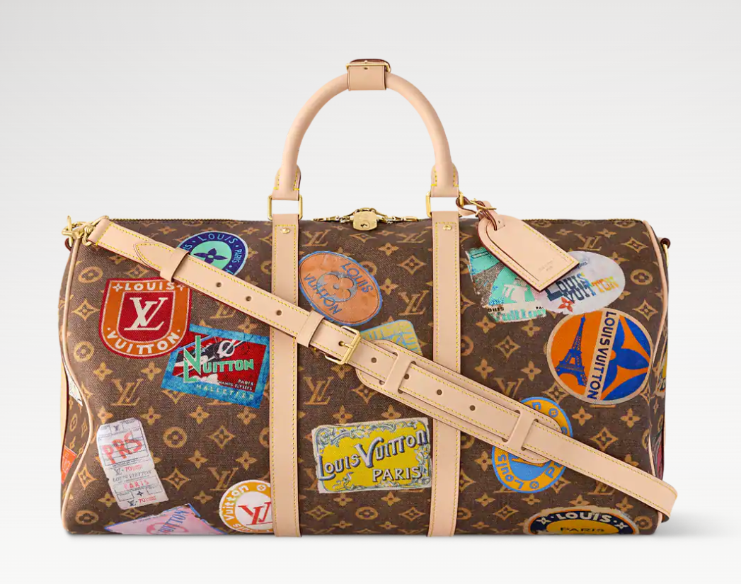 👜 LOUIS VUITTON | Bolsa de viaje Keepall 50 con bandolera