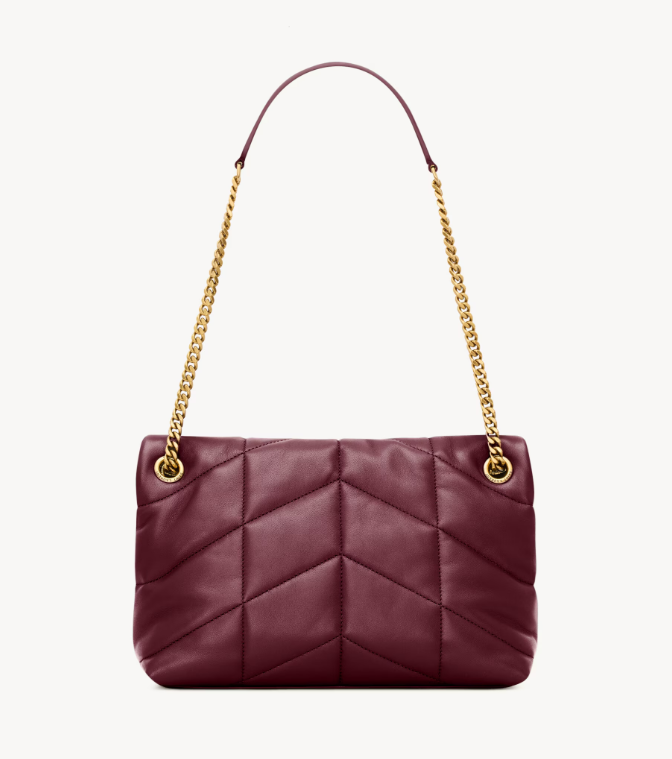 👜 YSL | Puffer pequeño de piel de cordero - Imagen 6