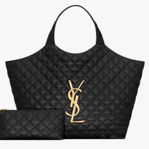 👜 YSL | Maxibolso shopper ICARE de piel de cordero acolchada
