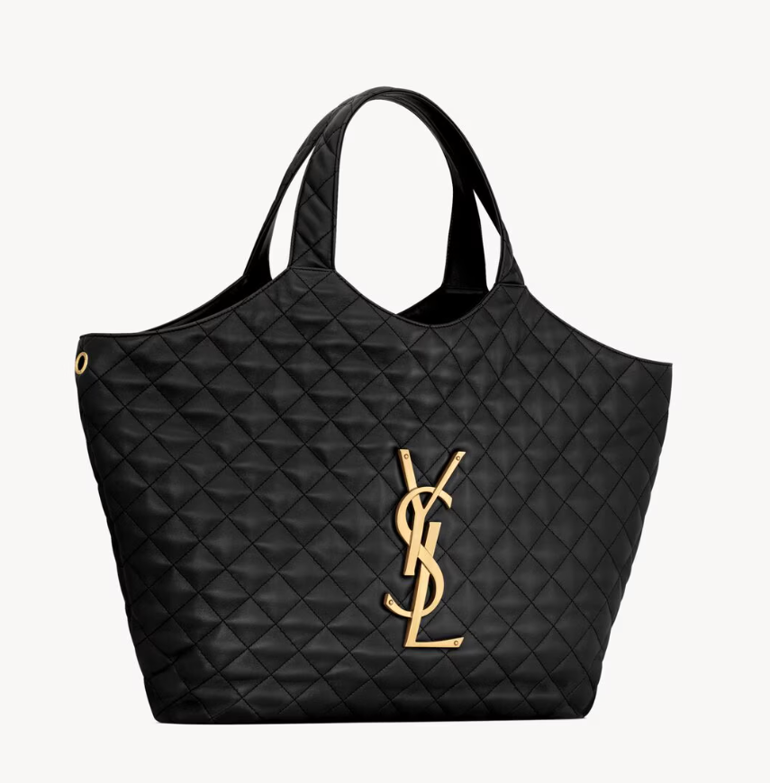 👜 YSL | Maxibolso shopper ICARE de piel de cordero acolchada - Imagen 4