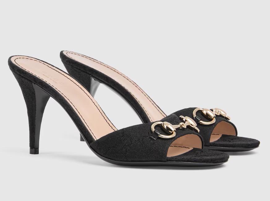 👜 Gucci | Sandalia tipo chancla con Horsebit para mujer
