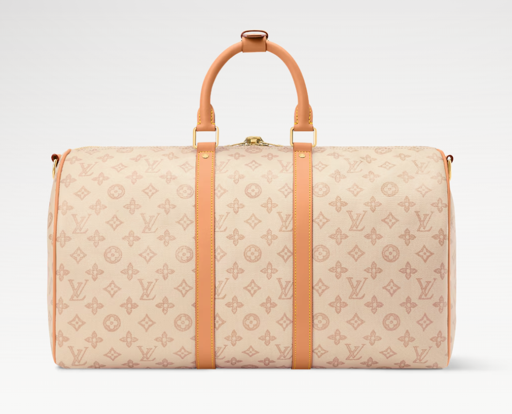 👜 LOUIS VUITTON | Bolsa de viaje Keepall 45 con bandolera - Imagen 7
