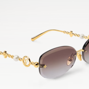 👜 LOUIS VUITTON | Gafas de sol LV Jewel Pearl Oval